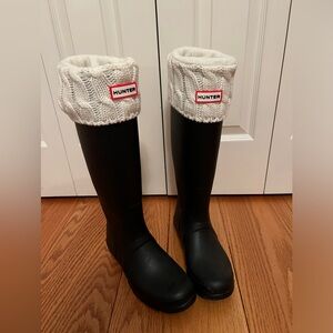 Tall Hunter Boots + Boot Socks